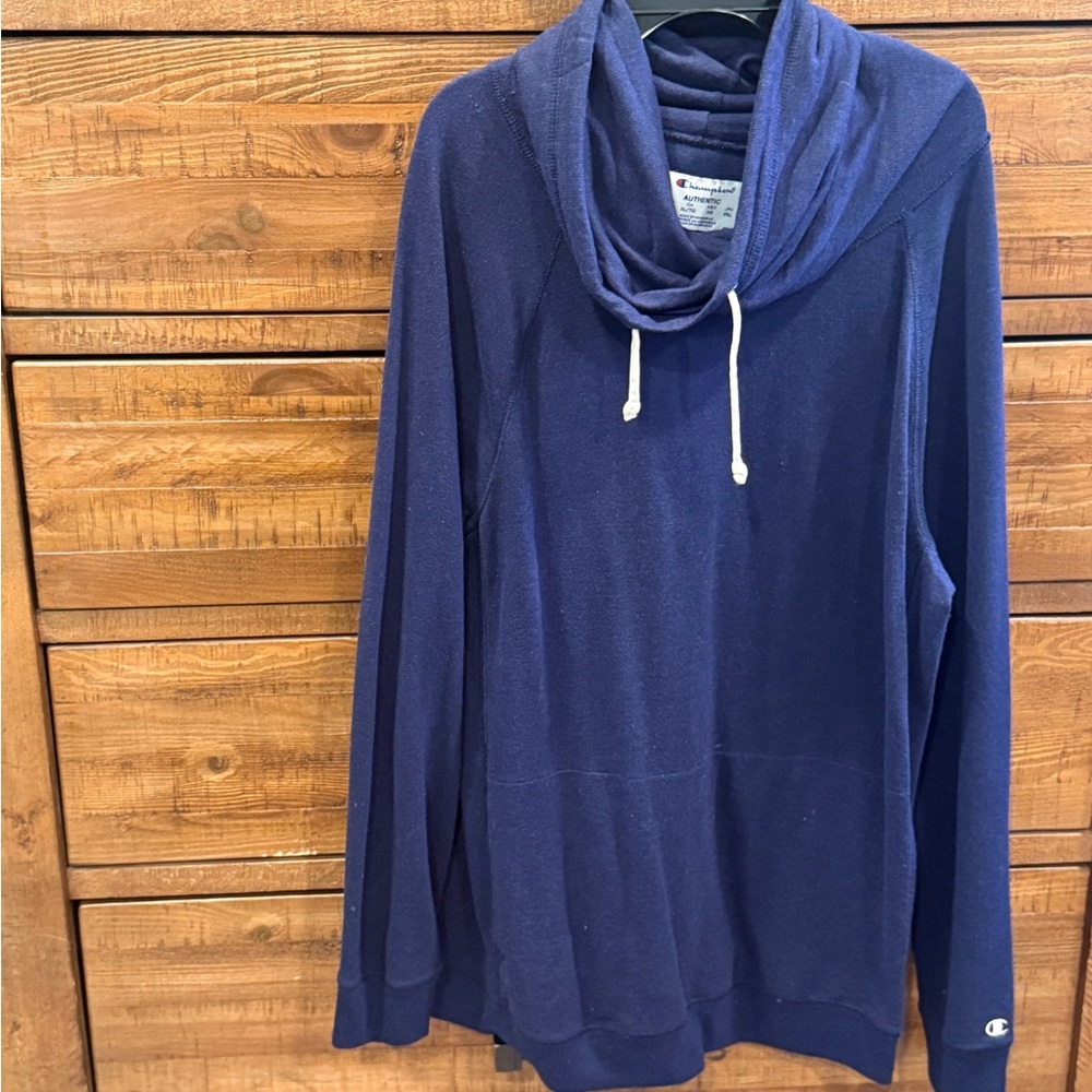 Champion Men's Navy Turtleneck Sweater